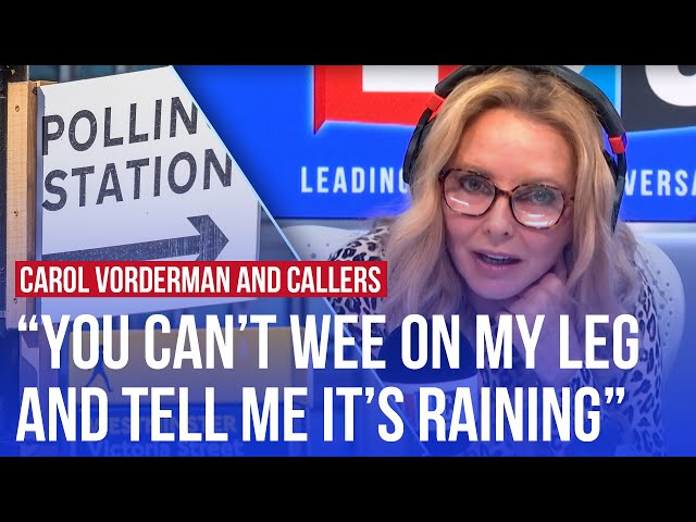 Carol Vorderman illustrates Tories' local election wipeout Countdown-style | LBC