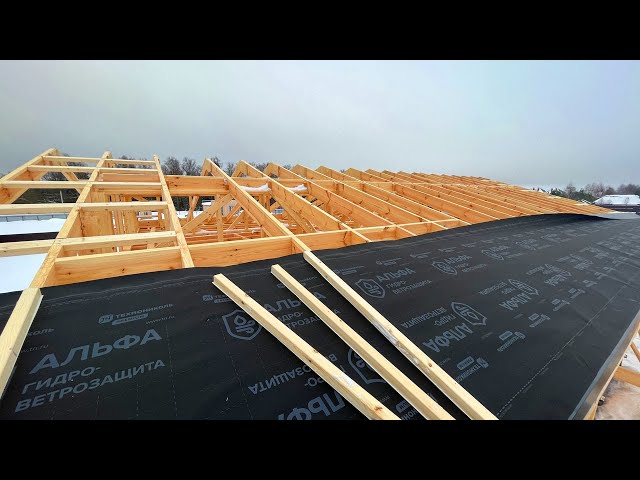 We built the most affordable frame house  Step by step construction process
