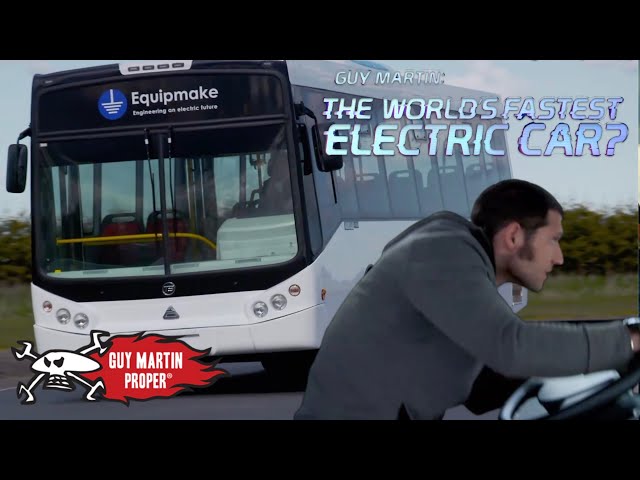 Guy tries to race in an Electric Bus | Guy Martin Proper EXCLUSIVE