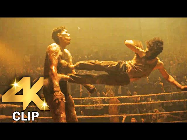Monkey Man Kitchen Fight Scene | MONKEY MAN (2024) Movie CLIP 4K