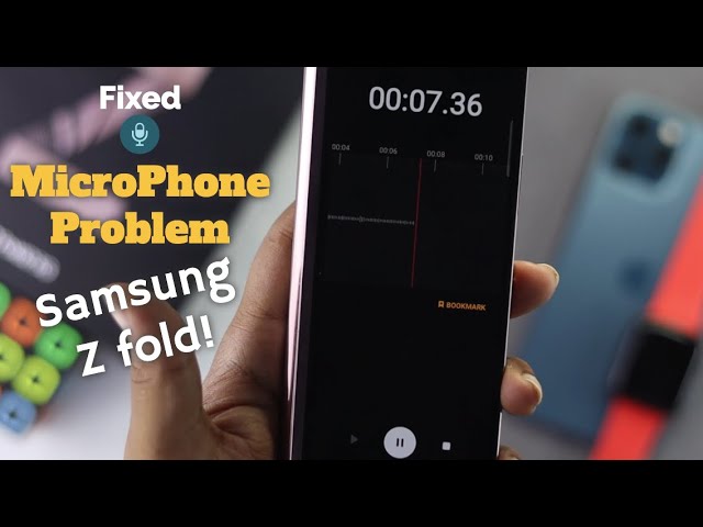 How to fix Samsung Galaxy Z Fold Microphone Not Working!