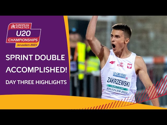 Sprint double for Zakrzewski! 🔥 Day three highlights | Jerusalem 2023