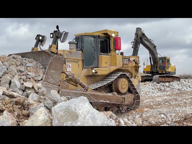 Construction Equipment Working On Huge Construction Site - Diastasi Ateve