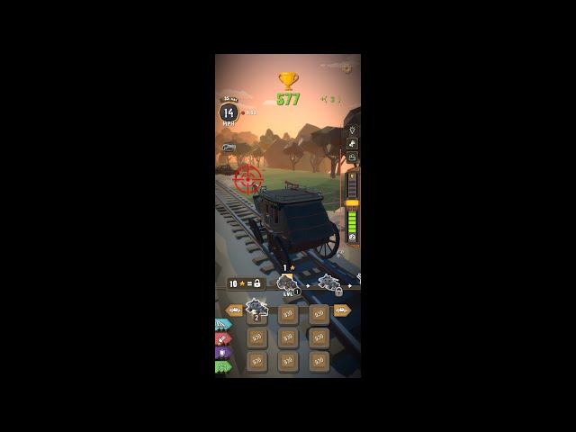 ZombieTrain (by AndrejKorubov) - free offline casual game for Android - gameplay.