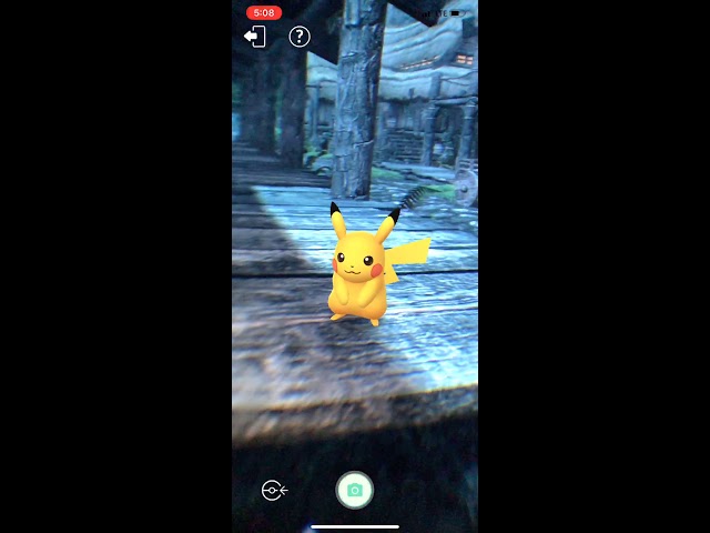 AR Pokemon In Skyrim VR