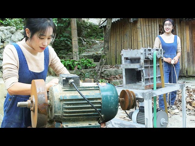💡The Genius Girl Repairs A Scrapped 2.2kW motor, Helps Her Uncle Solve His Problem! | Linguoer