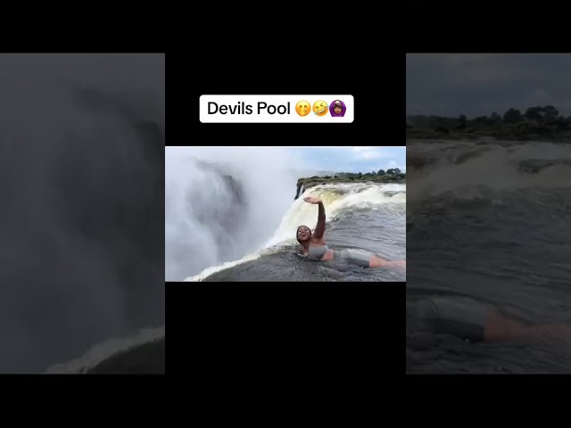 Devils Pool 😨😈 #funny #fail #comedy