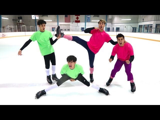 FUNNY ICE SKATING COMPETITION!