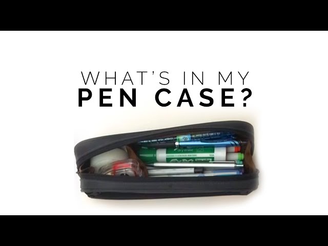 what's in my pen case ⭐ freshman year of high school