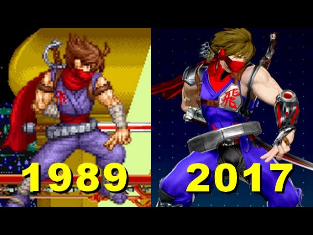 Evolution of Strider hiryu Character 1989-2017