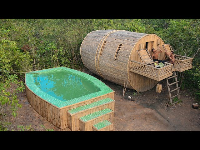 48Day Complete Most Modern Bamboo Villa With Bamboo Swimming Pools