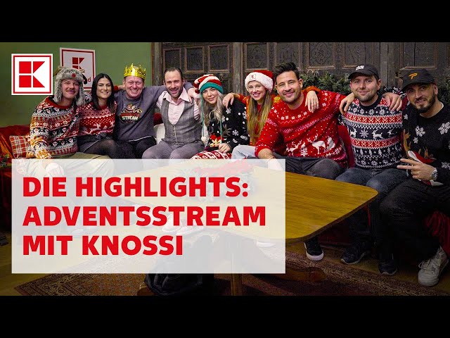 Knossi & Kaufland feiern Adventsstream I ALGE Glühwein & Bratapfel Punsch exklusiv bei Kaufland