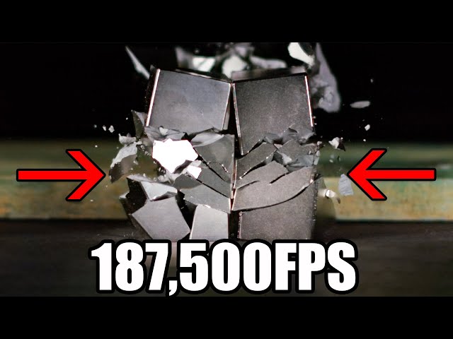 Ridiculous Magnets Colliding at 187,000FPS - The Slow Mo Guys