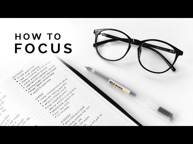 9 ways to improve your focus 👓 train your brain!