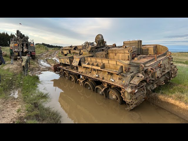 Recovering Chieftain ARRV Left Abandoned