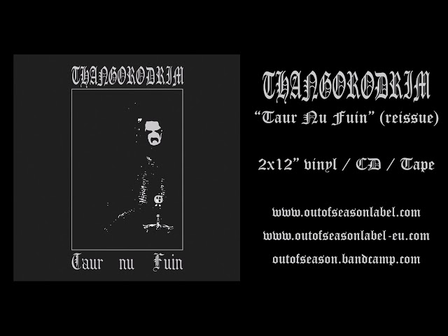 THANGORODRIM 'Taur Nu Fuin' (Full Album, remastered) [Out of Season, dungeon synth)