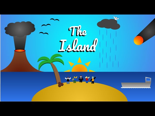 Wir sind auf einer  Insel gestrandet Geschichte!! (Roblox)