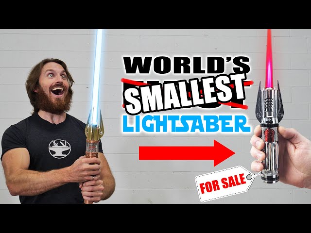 I spent 3 years making MINI LIGHTSABERS you can BUY!