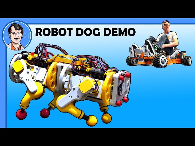 Robot Dog Demo & Giant 3D Printed Lego #TCT3SIXTY