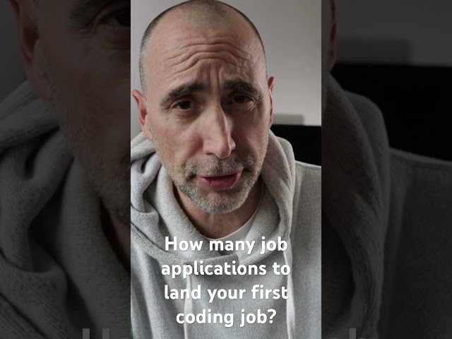 How many job applications to land your first coding job in 2023? #unclestef #developerjobs