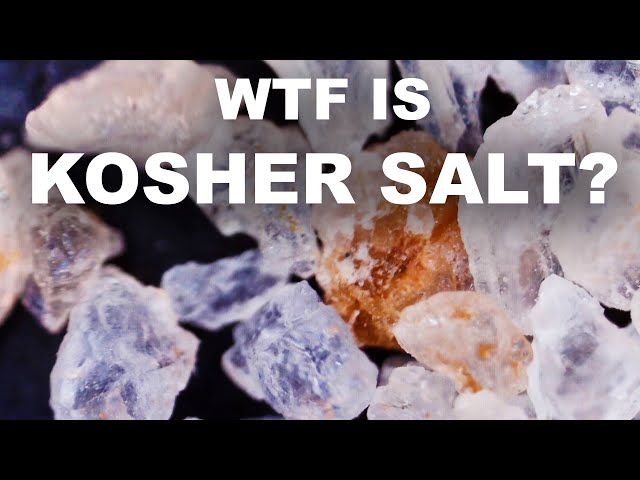 What is kosher salt, and why do (American) chefs love it?