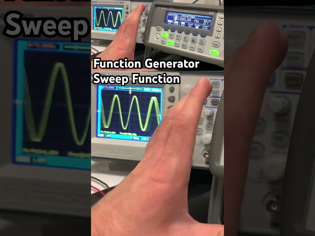 Sweep Function - Function Generator #electronics