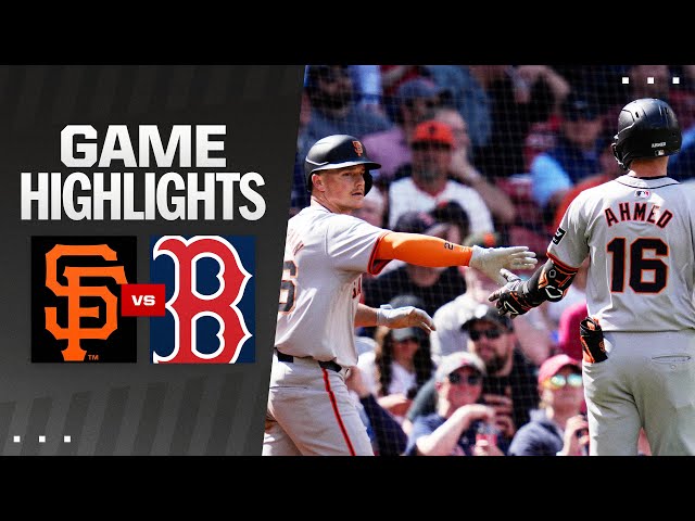 Giants vs. Red Sox Game Highlights (5/2/24) | MLB Highlights