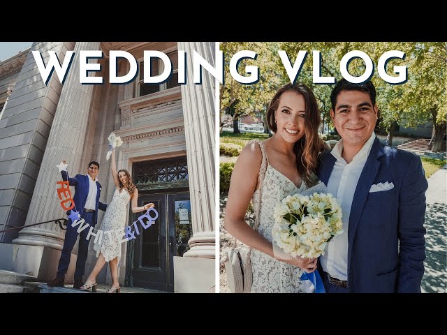 WE GOT MARRIED!! | Our civil wedding ceremony vlog