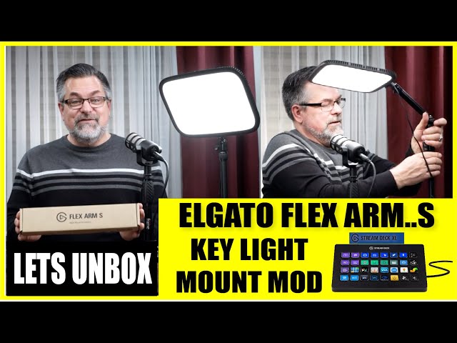 Flex Arm S and Elgato Key Light Stand Mod