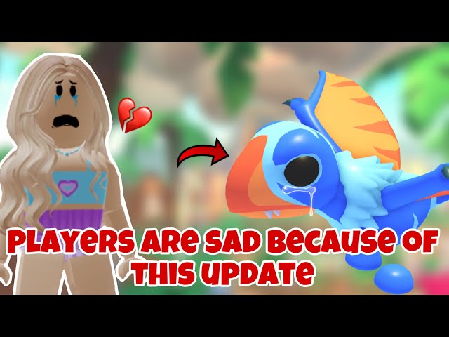 Players are sad because of this in adopt me 😔💔