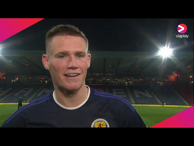 Scotland goalscorer Scott McTominay speaks after win against Georgia