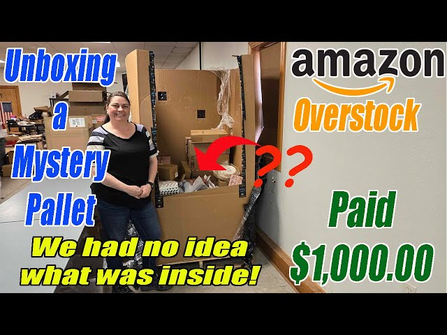 Unboxing the rest of this Amazon Overstock pallet that we completely a mystery???
