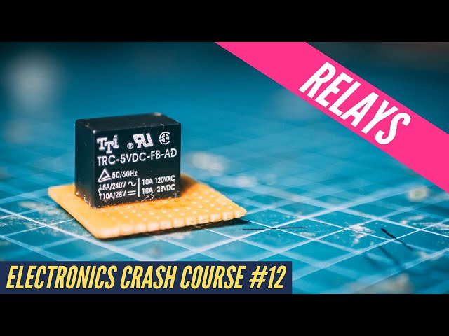 Relay tutorial for beginners (Mechanical & Solid State Relays)- Electronics Crash Course #12