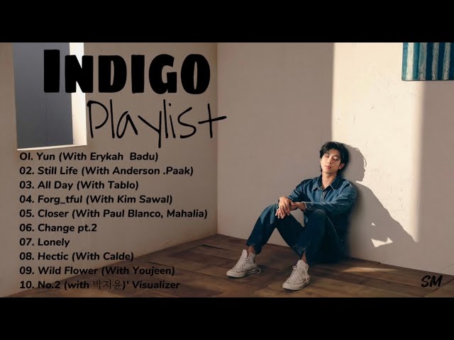 BTS RM (랩 몬스터) INDIGO ALBUM - Playlist