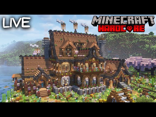 Building a Cozy Farm in Hardcore Minecraft