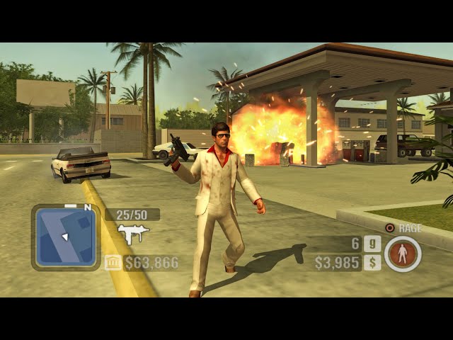 Scarface: The World is Yours - PS2 Version Gameplay (4K)
