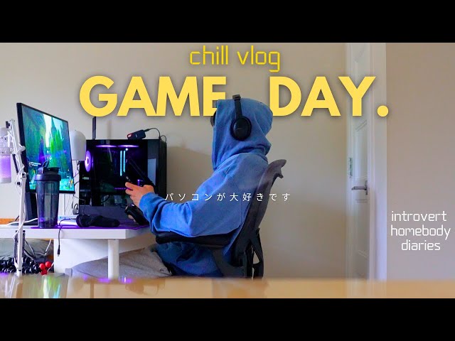 Gaming vlog | 👾🎮 Chill days at home with my new PC