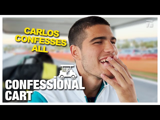 Carlos Alcaraz Reveals His First Crush! | CONFESSIONAL CART 2022