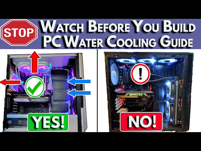 🛑Watch BEFORE You Build! 🌊 PC Water Cooling Build Guide | Water Cooled PC Build 2022