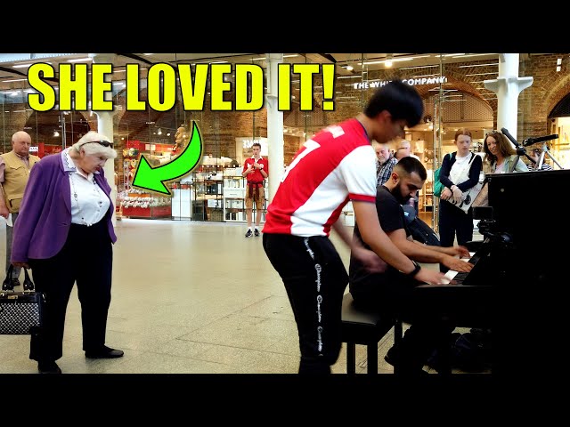 Fastest Fingers on the Piano! Amazing Boogie Woogie Improvisation on public piano | Cole Lam