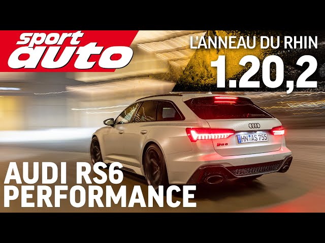 Audi RS6 Performance | Hot Lap Anneau du Rhin | sport auto
