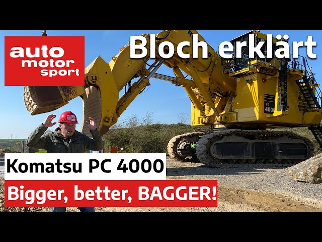Komatsu PC4000: Der 400-Tonnen-Gigant - made in Germany - Bloch erklärt #142 | auto motor sport