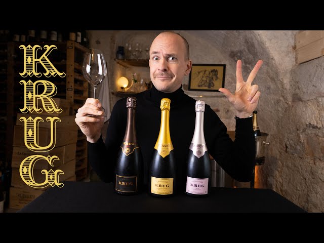 3 BOTTLES = 1,400 $ 😮 MASTER OF WINE Tastes KRUG Champagne