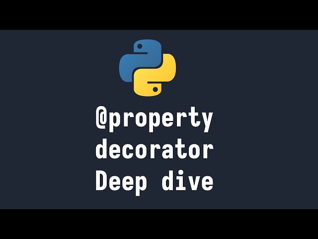 property decorator - deep dive | Python OOP | Part 6