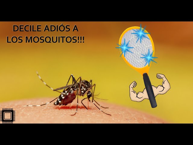 La solución DEFINITIVA a los mosquitos | Raqueta ELÉCTRICA con ESTEROIDES y sus 400kV !!! 💥💥💥