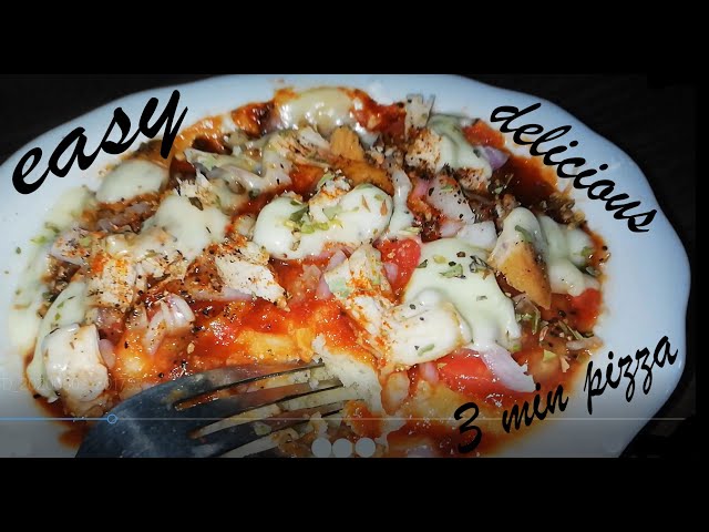 I tried instant 3 minute pizza for the first time....how was the result? #cook #pizza #recipe