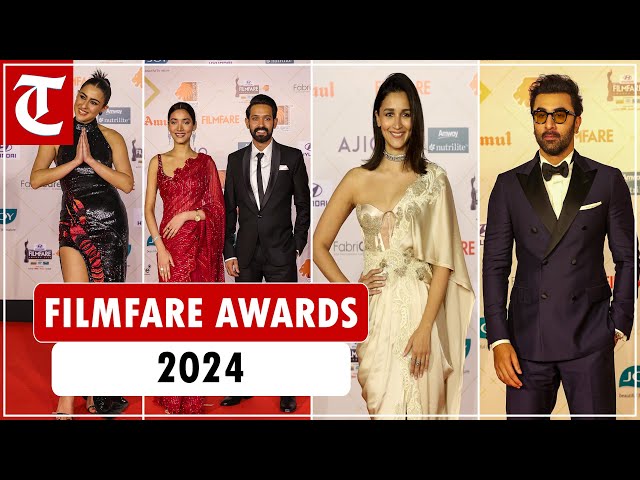 Filmfare Awards 2024: Ranbir, Alia, Kareena, Kartik and more celebs dazzle on red carpet