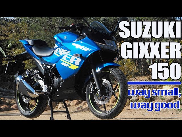 Suzuki Gixxer 150 looks and handles like a big sport bike for a fraction of the cost