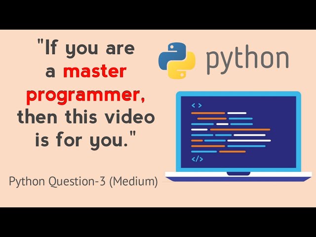 Solve this tricky python question if you are master in python. #python #interviewquestions