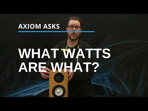 From The Axiom Audio Glossary: Audio Terms Explained